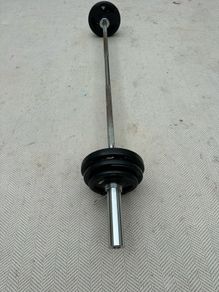 olympic plates and barbell