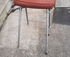 vintage foldable stool