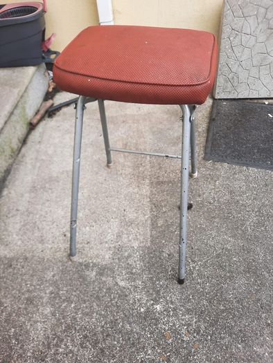 vintage foldable stool
