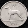 [#347] - Ireland 1962 | Irish 6p | Six Pence | Wolfhound | KM.13a Image 2