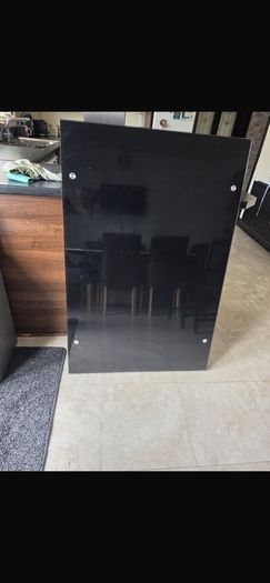 Black table with 4 matching chairs
