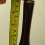 SALE! Vintage Oriental Black Vase with Gilded Floral decoration, signed Image 5