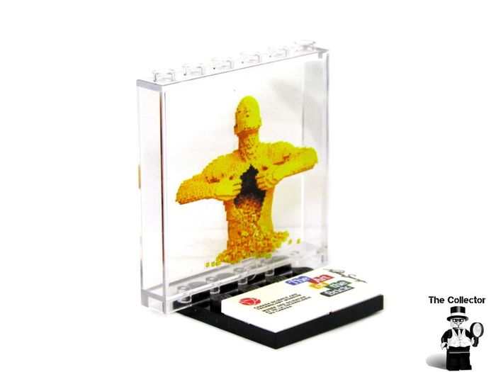 LEGO Rare The Art Of The Brick By Nathan Sawaya Lego Printed Museum Exhibit Limited Edition Promo Printed On A Lego Plastic Glass Window This Sculpture Simply