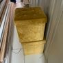 Velvet ottoman storage boxes Image 5
