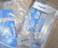 Empire Blue metric stainless steel try square
