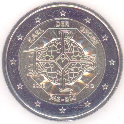 Germany 2 Euro Commemorative Coin Charlemagne 2023