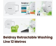 Brand New Beldray 12 M Retractable cloth line