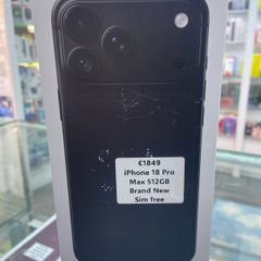 iPhone 18 pro max - 512GB EU model - Black & Burgundy