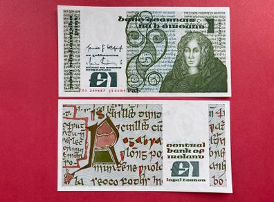 Ireland  1 Pound  15 / 11 / 1984 Pick 70. UNC
