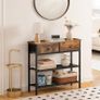 2 Drawer Hall Table Shoe Storage Image 9