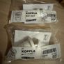 Koppla B22 to E27 bulb converter, white Ikea Image 3
