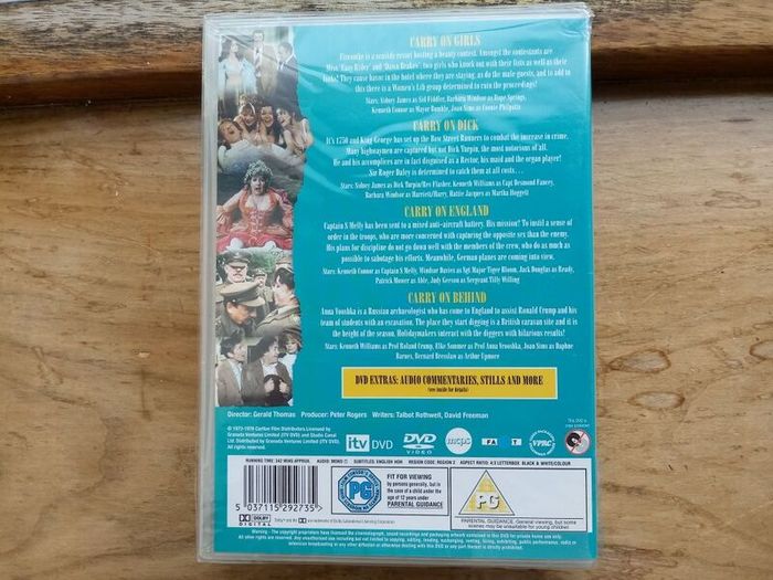 Sealed Carry On 4 Movies DVD set
