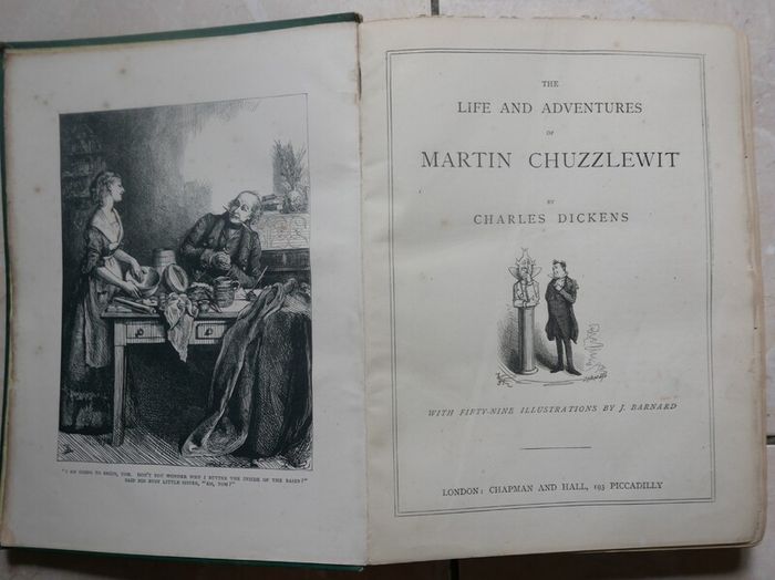 Vintage Charles Dickens,  The Life And Adventures Of Martin Chuzzlewit