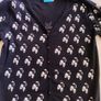 Vintage Y2K Siren Mall Goth Cherry Skull Sequin Cardigan Image 5