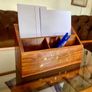 Vintage Wooden Handmade Decorative Letter Rack Desk Tidy Image 8