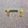 Vintage Style Brand New Ruby Red & Pearl Earring Image 3