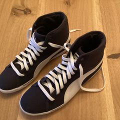 Puma Navy Canvas shoes Size 7(UK) 40.5(EUR)