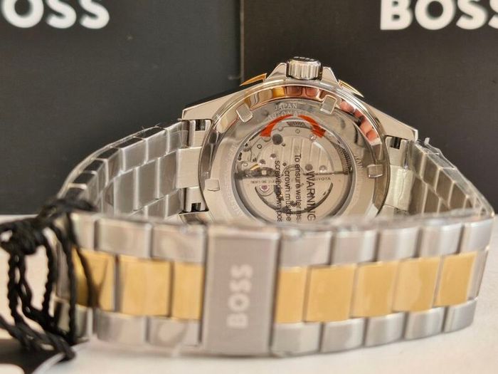 BOSS Men's Troper Automatic (42mm) Blue Dial / Two-Tone Stainless Steel Bracelet 1514201