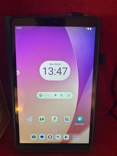 Lenovo Tab M8 4th gen tablet with accessories