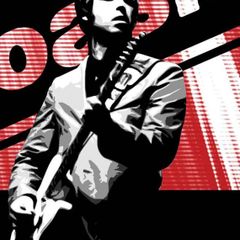 Oasis - Noel Gallagher - Rare Mini Print/Poster