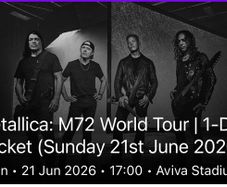 Wanted 1 Metallica Ticket