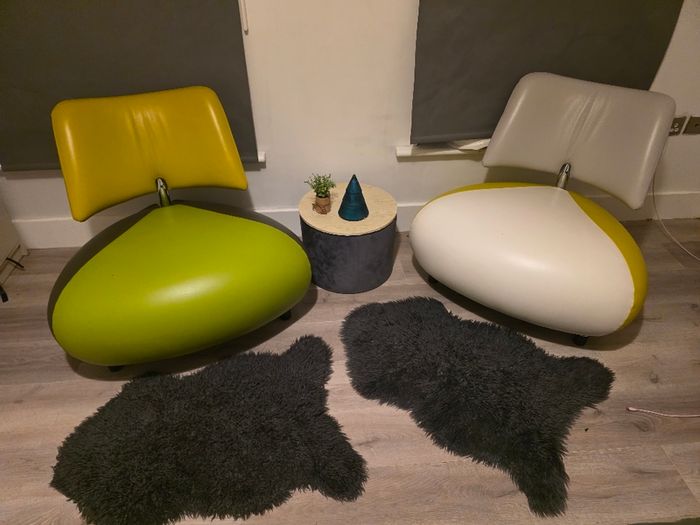 Leolux Pallone modern leather armchairs