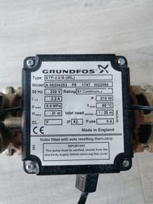 Grundfos STP-2.0 B (IRL) Shower Pump