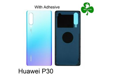 For Huawei P30 Back Battery Cover Rear Glass Panel Case Breathing Crystal New