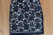 Hoss Intropia lace pencil skirt black size 8