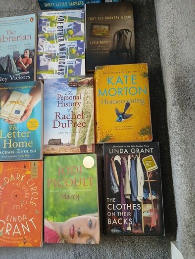 Kate morton homecoming. Adele Parks, Salley vickers  and a mix of Awarding winning or bestsellers fiction novels