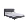 Grey Fabric Double Bed - Brand New Image 3