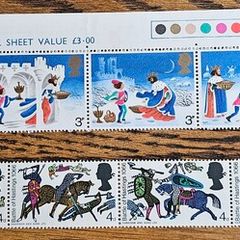 Great Britain 1966 Battle of Hastings and 1973 Christmas Stamp Sheets