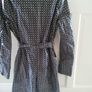 Black Patterned PVC Mac by Mexx, Size 8 Image 5