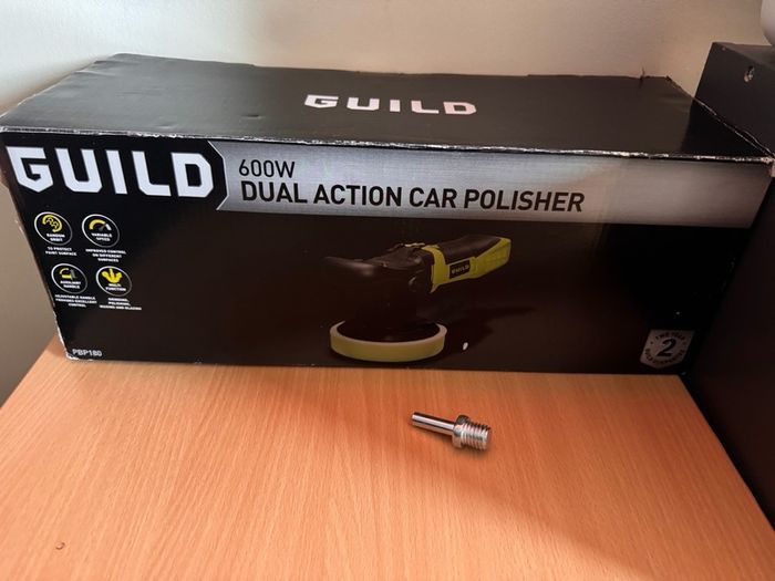 Guild Dual Action Car Polisher+polishing pads set