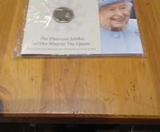 The Platinum Jubilee 50p 2022 Bunc pack