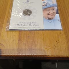 The Platinum Jubilee 50p 2022 Bunc pack