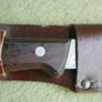 Vintage Victorinox Knife and Leather Sheath Scabbard Image 2