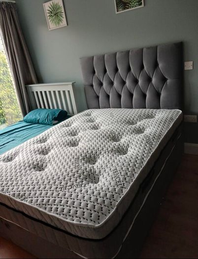 Double beds different headboards different Colors