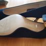 Vintage DI SANDRO Shoes - New -With Gold Nugget Heels Image 10