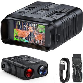 Digital Night Vision Binoculars Device 1080P HD 3W Infrared Night Vision Goggles Recorder Full Dark 300m For Hunting Camping