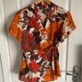 Monsoon ladies silk wrap blouse Image 2