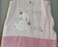 Dunnes Stores Pink Baby Sleep Bag TOG 2.5 0-6 months V. Good condition