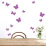Butterflies Vinyl Wall Pattern, Set of 36, Removable Wall Pattern Decal, Wall Decal, Butterfly Wall Sticker, Nursery Wall Decals, Wall Art Image 4