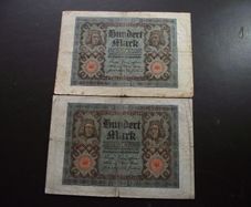 Germany. Reichsbanknote. 2 X 100 Mark (1.11.1920)