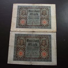 Germany. Reichsbanknote. 2 X 100 Mark (1.11.1920)