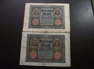 Germany. Reichsbanknote. 2 X 100 Mark (1.11.1920)