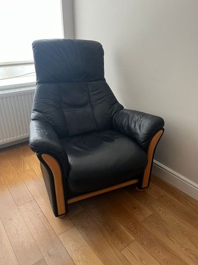 leather armchair