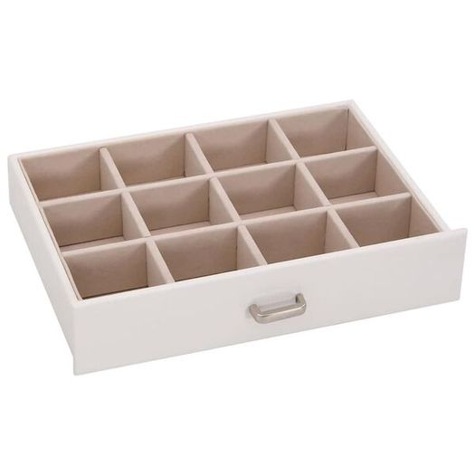 Jewellery Box 5-Layer with Mirror Lockable White