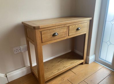 Oak Hall table