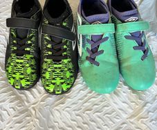 Great condition Football boots, 1 Astro 1 moulded studs. Children size 12.